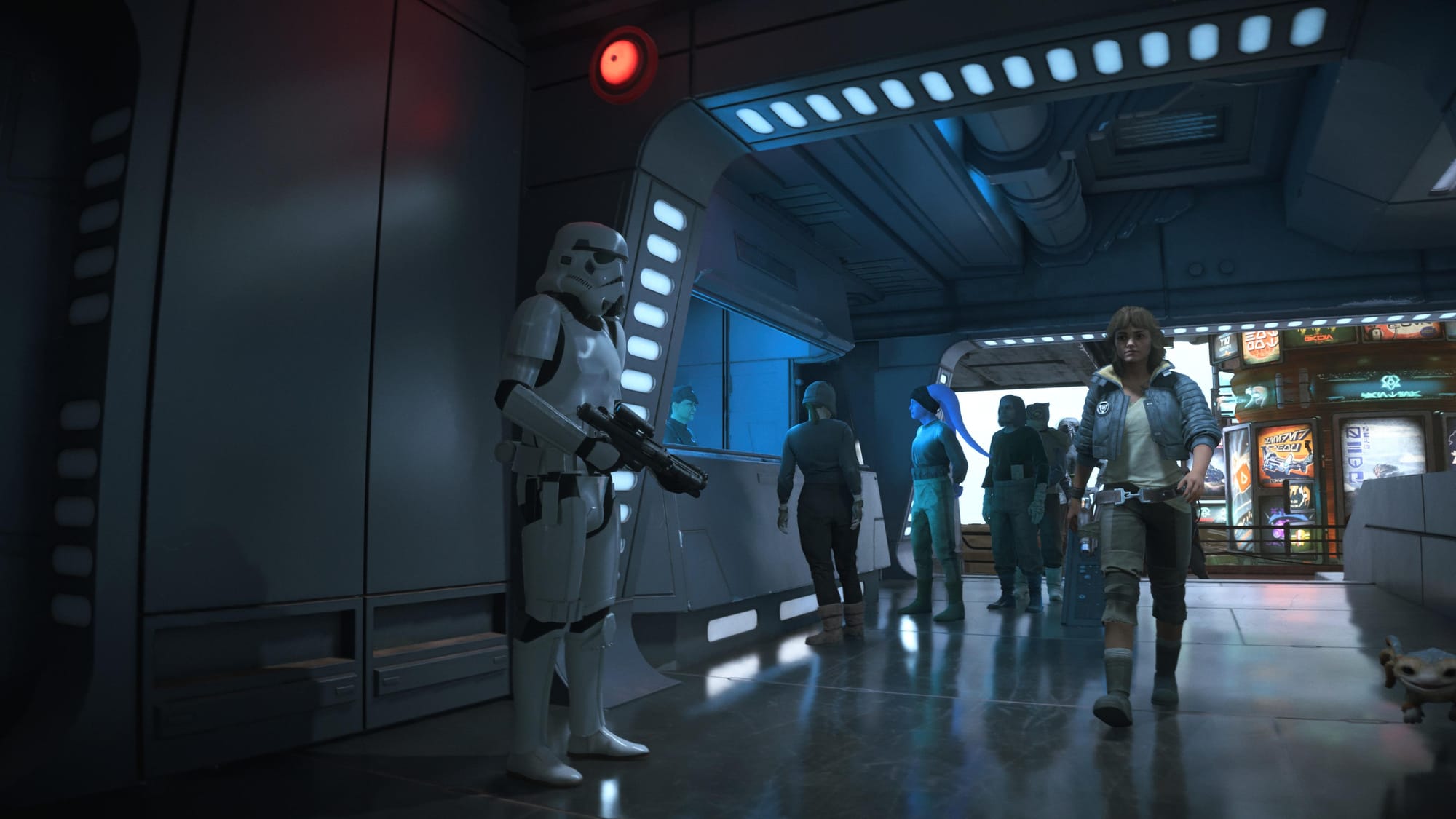 A screenshot from the PlayStation 5 game Star Wars Outlaws.