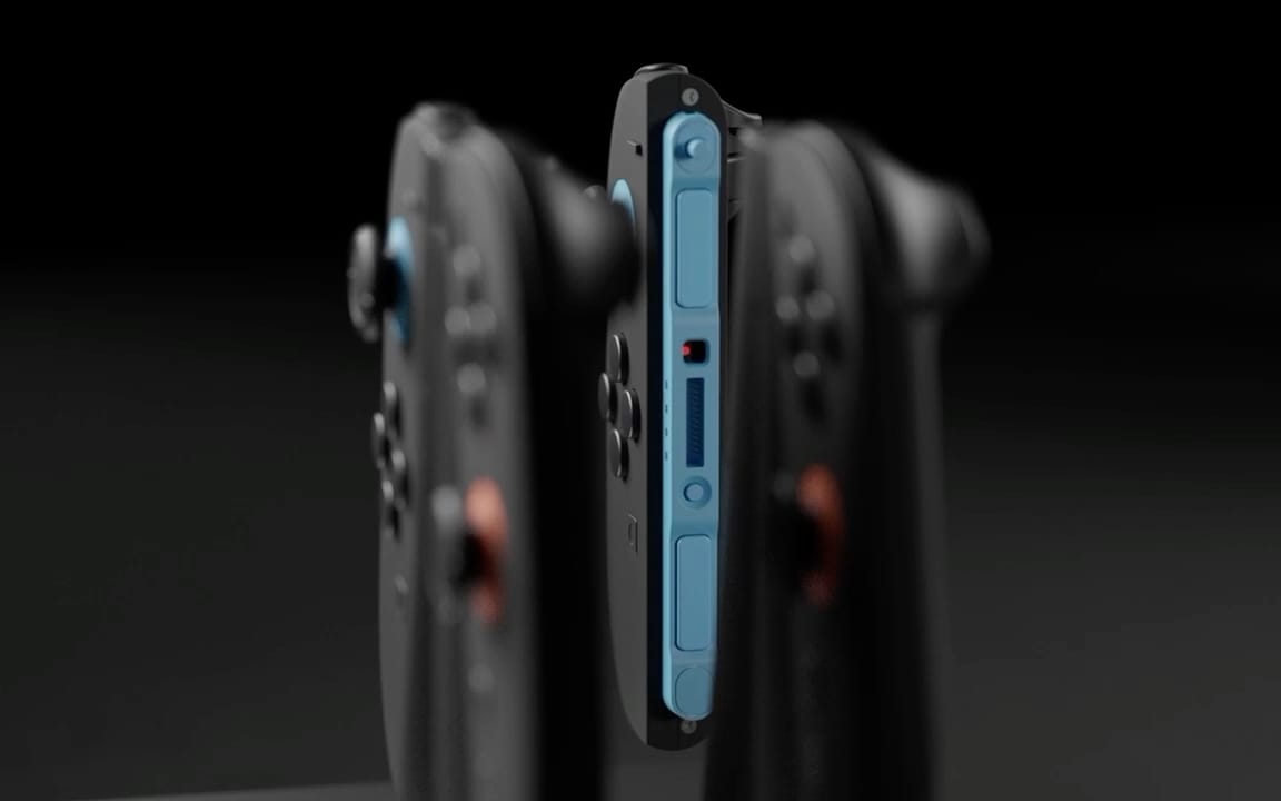 A side-on render of the new Joy-Cons for the Nintendo Switch 2.